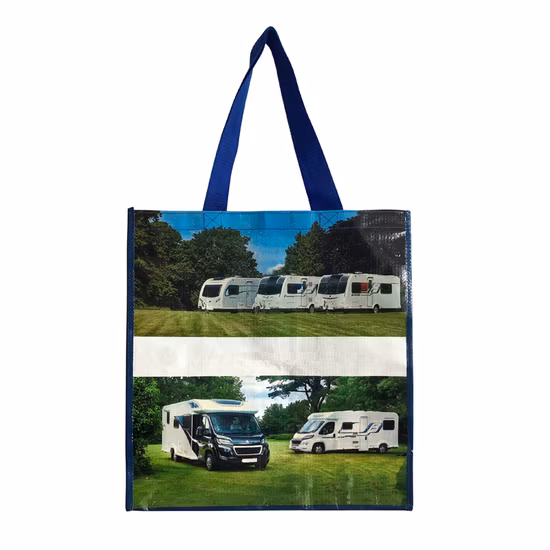 OPP Film Offset Printing Laminated Recycled PP Woven Bag